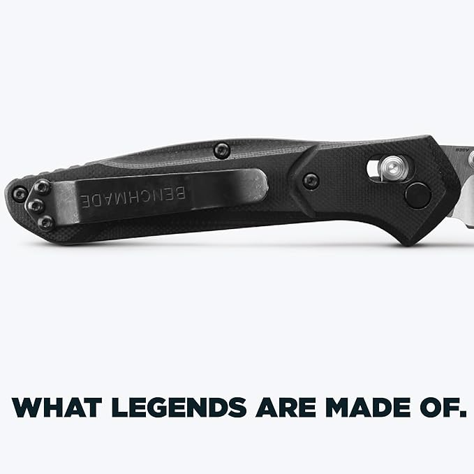 Benchmade - Osborne Every Day Outdoor Folding Knife Reverse Tanto Blade with Black G10 Handle (940-2)