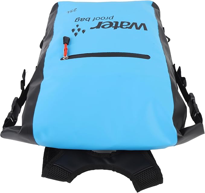 Pilipane Water Dry Bag 25L Large Capacity Durable PVC Outdoor Backpack for Hiking Camping Kayaking (Blue)