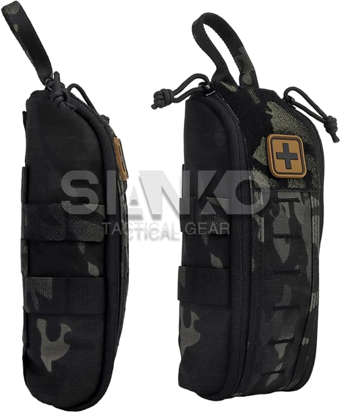 Quick Release Tactical MOLLE IFAK PouchMedical Emergency Airsoft First Aid Kits/EMT BagFor Outdoor Sport Hunting Airsoft