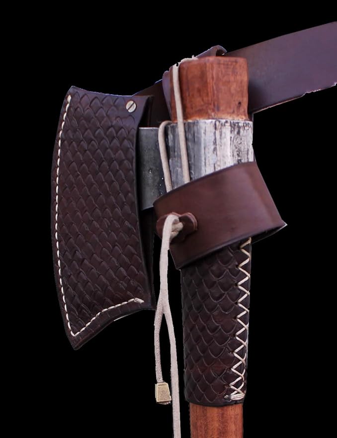 Leather Belt Loop for all AxeBushcraft Axe HolderAxe Holster Hanger Handcrafted Hatchet Holster Tomahawk Hatchet Tool Belt Organizer3W x 6H x 2D inches Fits up to 2 inch Handle