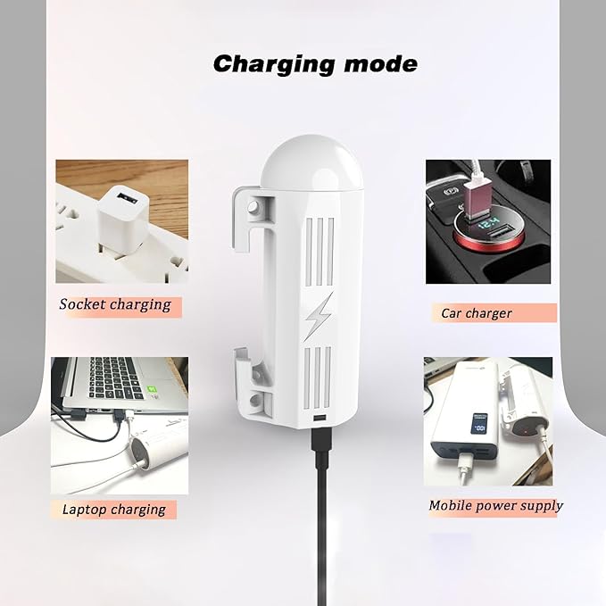 Portable Outdoor Shower Pump Camping Shower Pump Rechargeable LED IPX8 Waterproof for Indoor Outdoor Camping Hiking Motorbikes Travel Shower Car Pet Cleaning