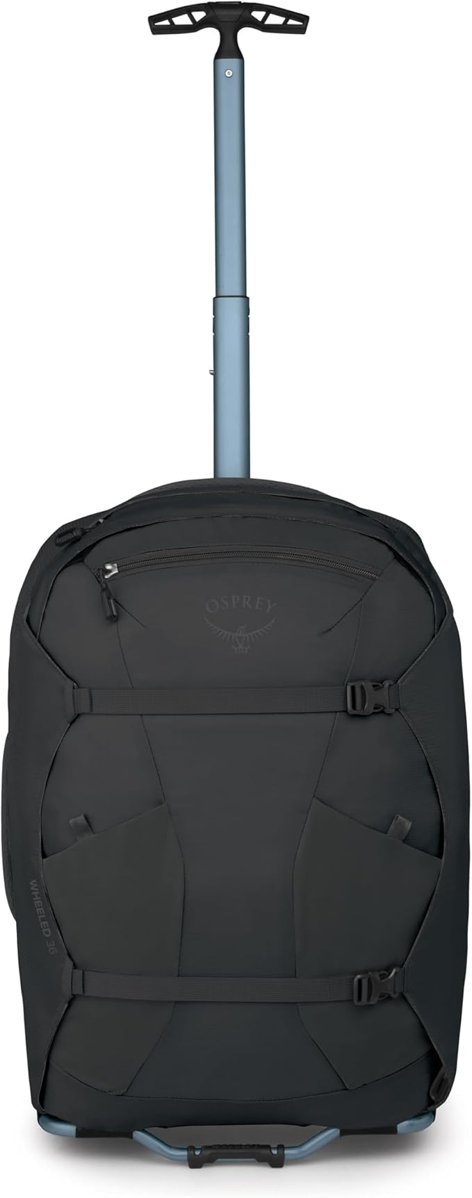 Osprey Farpoint Fairview 36L Wheeled Travel Pack - Carry On Luggage with Wheels - Rolling Backpack Travel Bag Black