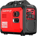 PowerSmart 3800W Portable Inverter Generator 59dB Super Quiet Gas Powered 143cc 4-Stroke OHV Parallel Ready EPA Compliant for RV Camping Tailgating and Home Emergency Backup
