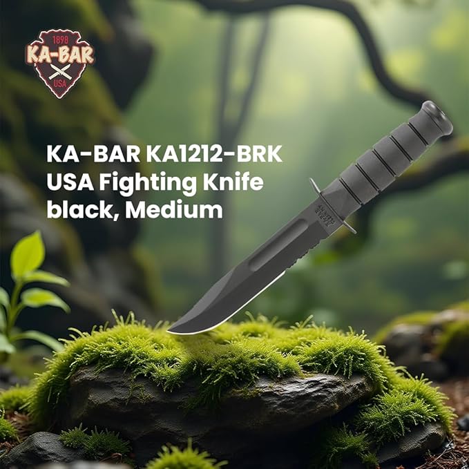 KA-BAR KA1212-BRK USA Fighting Knife black Medium