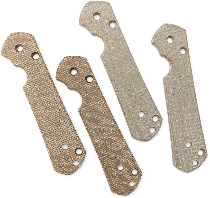 1 Piece Custom Micarta Scales Fits for Chris Reeve Large Sebenza 21 Pocket Knife Handle Patch DIY Accessory