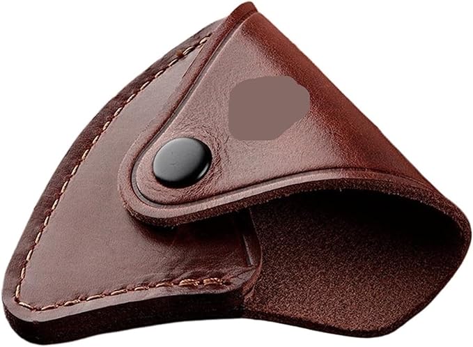 Hatchet Sheath PU Leather Holder Handmade Portable Waist Head Cover Axe Head Cover for Camping Outdoor Tool Brown for Outdoor Camping Blade Protection