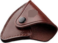 Hatchet Sheath PU Leather Holder Handmade Portable Waist Head Cover Axe Head Cover for Camping Outdoor Tool Brown for Outdoor Camping Blade Protection