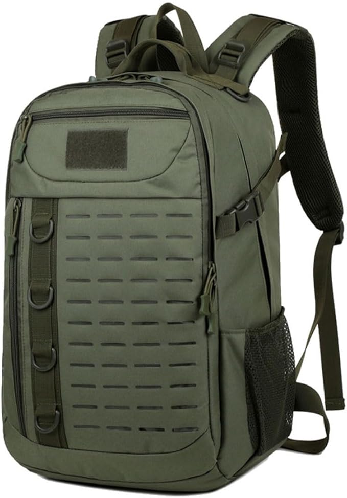LINGYUE Tactical Backpack Waterproof Hiking Bagpack 30L Large Capacity Outdoor Daypack With MOLLE System For Camping Trekking Travel(E)