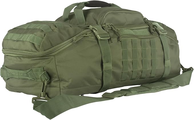 Fox Outdoor Products 3-In-1 Recon Gear Bag - Modular Bag w/Backpack Shoulder &amp Duffel Carry Options &amp Storage Customization