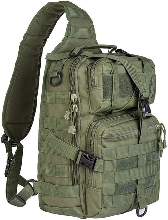 Outdoor Sports Hiking Sling Bag Shoulder Pack Camouflage Tactical Molle Chest Bag
