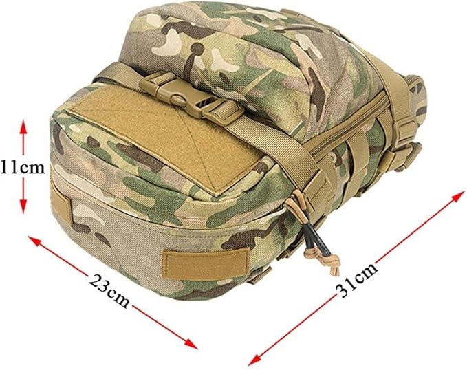 Jungle Leopard Tactical Mini Hydration Bag MOLLE Water Backpack Pack Bladder Pouch Vest Pocket for Airsoft(CP)