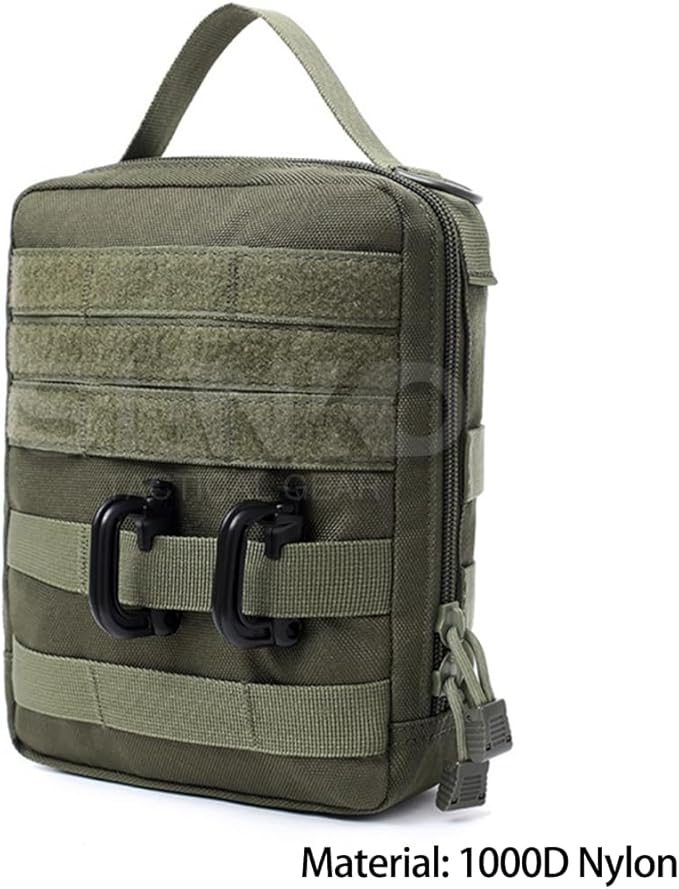 MOLLE First Aid Medical Pouch Tactical Vest Attachments Pack Military Outdoor Sport Tools Holder Case Carrier Sundry Bag Hydration
