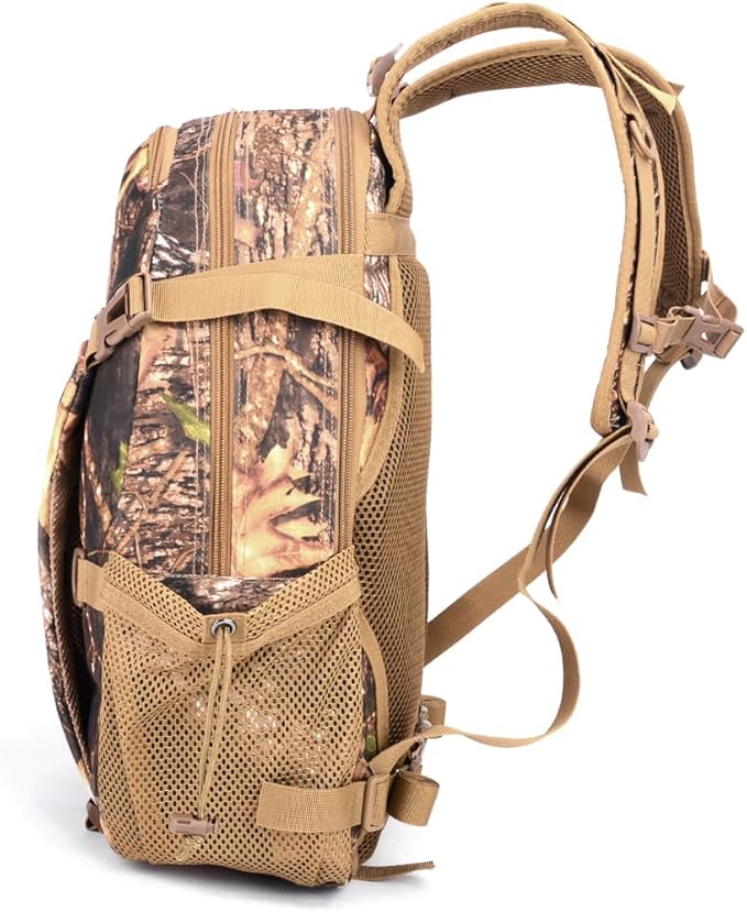 Tactical Military Assault 30L Travel Backpack Army 3-Day Assault Pack for Camping Hunting Trekking Outdoor Survival Range Molle Bag with Multi-Compartment Storage Maple Leaf