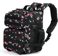 Jungle Leopard 9L Tactical Backpack for Men and Women Gym Outdoor Bag Travel Hiking Rucksack with Bottle Holder(Cherry)