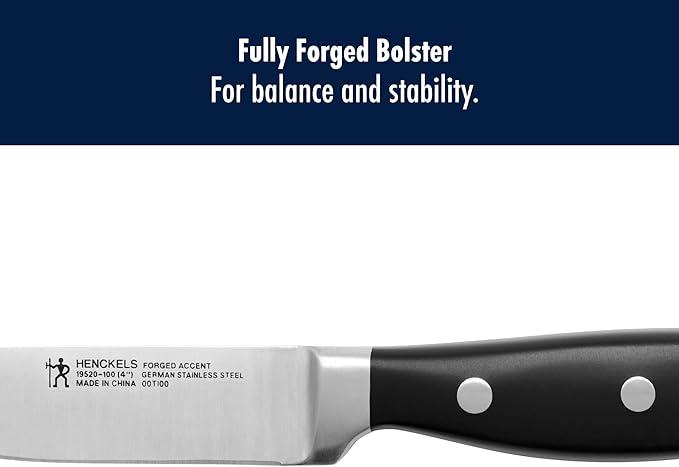 HENCKELS Forged Accent Razor-Sharp 2-pc Paring Knife Set German Engineered Informed by 100+ Years of MasteryBlack