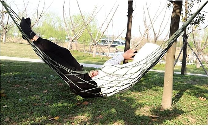 Portable Hammock Portable Hammock Outdoor Sport Hammocks Net Mesh Nylon Swing Seat Travel for Beach Garden Backyard for Backpacking Beach