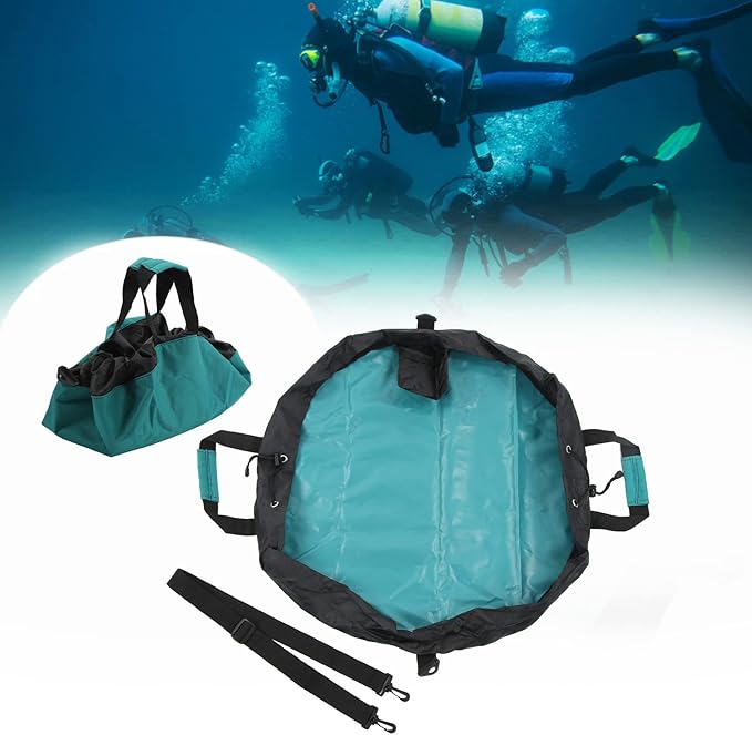 Portable Green Oxford Cloth Diving Dressing Mat for Surfing and Outdoor Sports