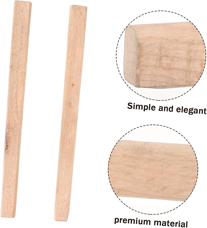 POPETPOP 2pcs Replacement Hatchet Handle for Axes Wooden Axe Handle Replacement