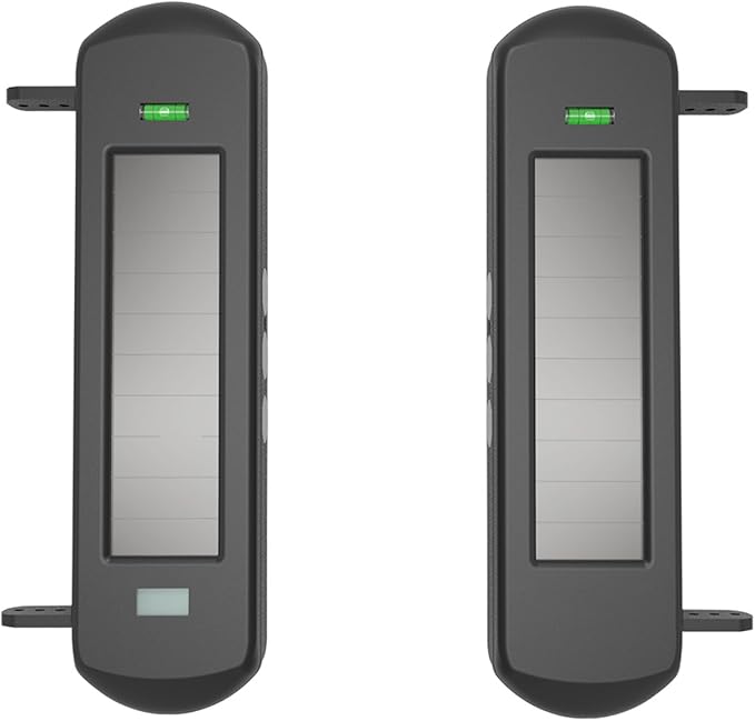 HTZSAFE Solar Wireless Outdoor Photoelectric 3 Beam Sensor Waterproof(IP66) Wireless Transmission Range Up To 1/2 Mile Infrared Detection Range Up To 300 Feet