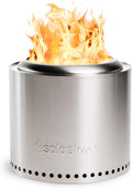 Solo Stove Ranger 2.0 15 Inch Smokeless Fire Pit – Portable Stainless Steel Outdoor Fireplace with Carry Case - Lightweight Fireplace Removable Ash Pan Ideal for 2-4 People 15lbs