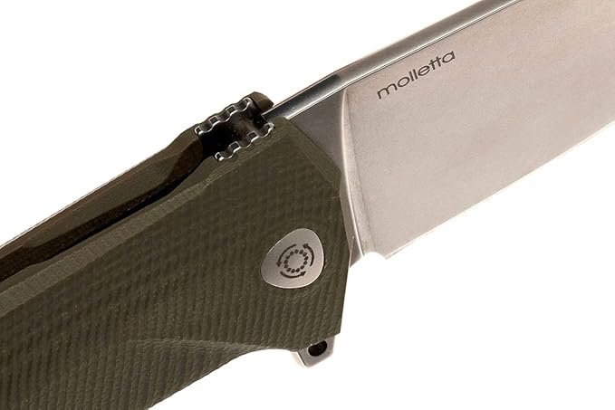 LionSTEEL KUR EDC Folding Knife Sleipner Steel Stone-Washed Blade