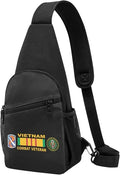 198th Infantry Brigade Vietnam Combat Veteran Chest Pack Leisure Shoulder Crossbody Chest Bag