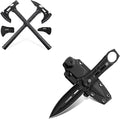 Freelander D2 Steel Fixed Blade Knife Bundle with Tactical Axe 2 Pack