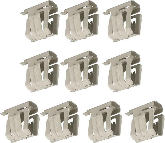 10 Pcs Solar Rail Mounting Bracket Wear Spring Steel Quick Assembly Solar Panel Installation BuckleSolar Panel Mounting Bracket Solar Wind Power Parts