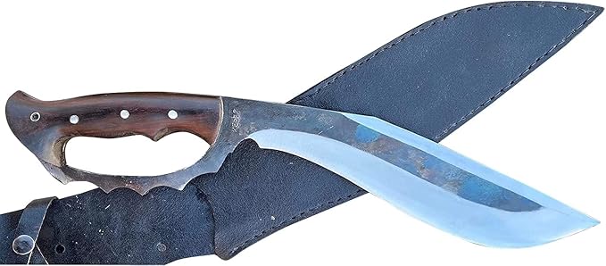 12 D-Guard Handle Farmer Rust free Kukri - Survival Hunting Khukuri High Carbon Steel Fishing Knife Outdoor Camping Tool Activities