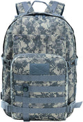 Outdoor Sports Pack Hiking Bag Tactical Rucksack Camo Knapsack Combat Camouflage Tactical 40L Molle Backpack