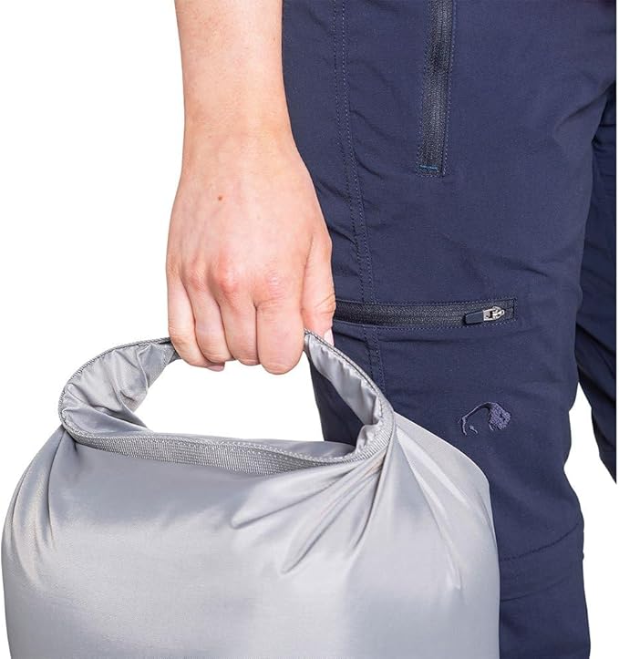 Tatonka Packing Bag Dry Sack 18 L - Waterproof Pack Bag with Roll Closure and Clasp - Made of Recycled Polyester - 18 Litre Volume (grey)