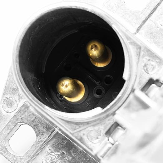 593116 2-Way Wiring Connector Plug with Spring Guard 200 Amp Capacity 4 Gauge Cable &amp 593121 2-Way Wiring Connector Socket 200 Amp Capacity 4 Gauge Cable - Sold as a Kit