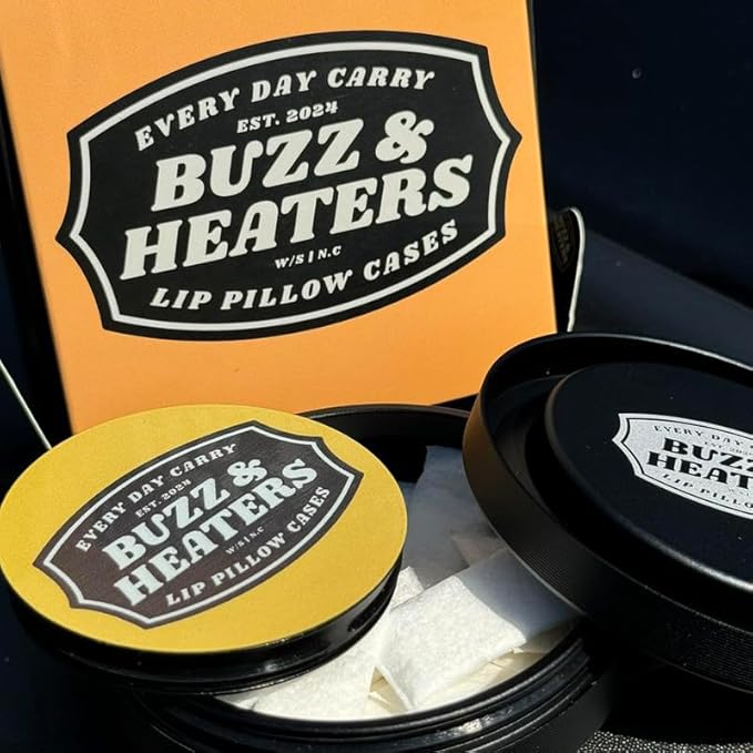 Buzz &amp Heaters Metal Container for Zyn | Holder | Can | Pouch | USA State Flags | American Flags | Oregon
