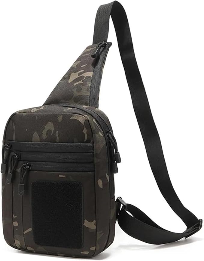 Tactical Concealed Crossbody Gun Bag Shoulder Chest Pack Outdoor Hiking Hunting Camping Chest Bag With Gun Holster