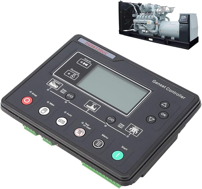 Tyenaza Generator Control Module DGS6120UC Genset Controller Module Generator Set Parameters Monitoring Replace High Resolution Intelligent Generator Set Controller for HGM6120UC