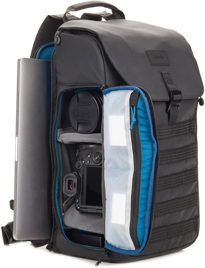 Tenba Axis v2 20L LT Camera Backpack for DSLR and Mirrorless cameras and lenses plus a 16-inch laptop – Black (637-766)
