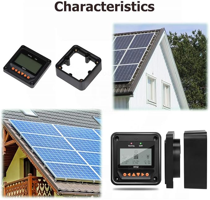 EPEVER MT-52 Remote Meter with LCD Display Remote Meter Fit for Tracer-an Tracer-BN TRIRON Series Solar Panel Battery Regulator