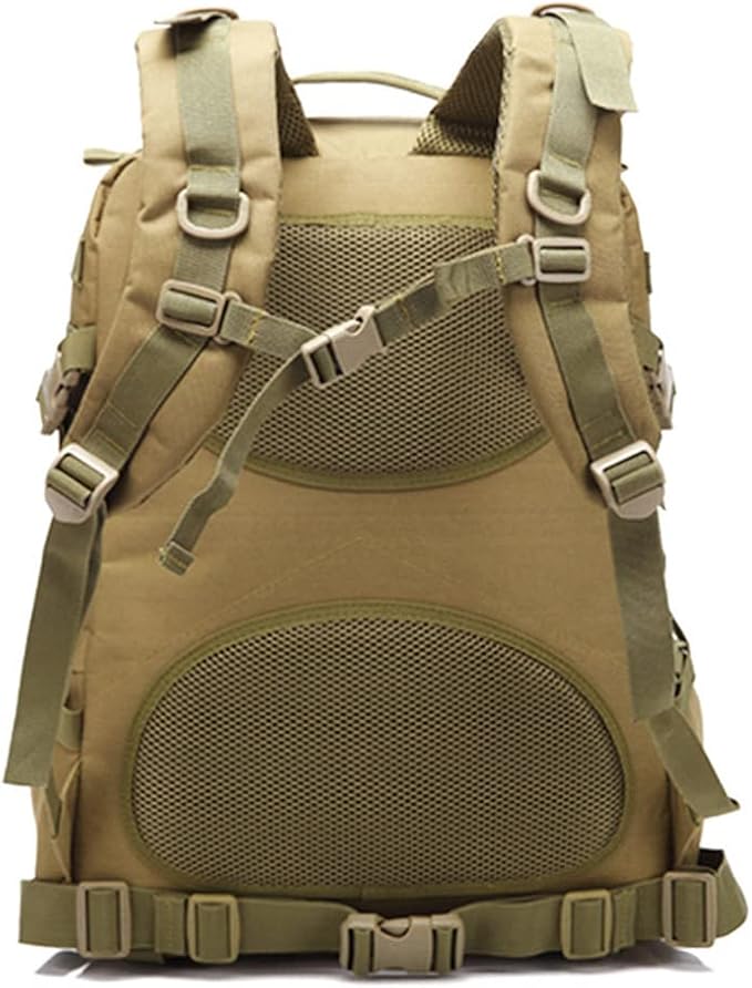 Outdoor Sports Pack Hiking Bag Tactical Rucksack Camo Knapsack Combat Camouflage Tactical 55L 3P Molle Backpack