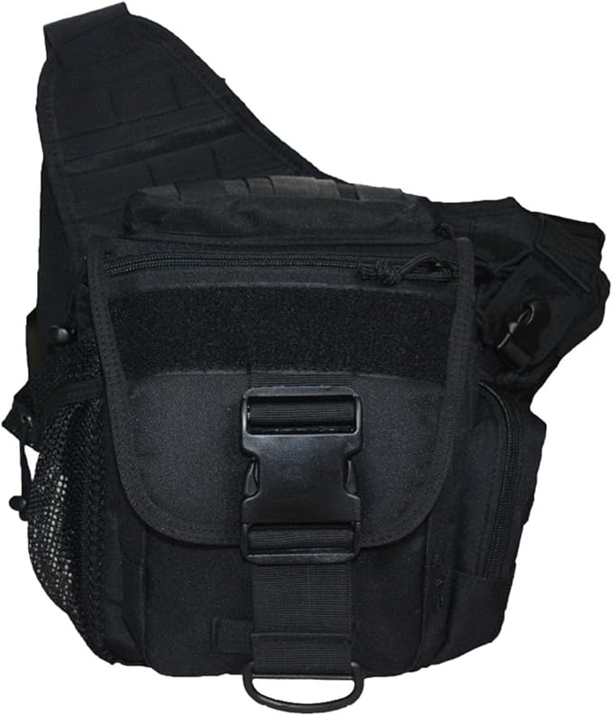 Kervaky Men's Tactical Backpack Women's Tactical Backpack Shoulder Bag Waist Bag Outdoor Backpack-black