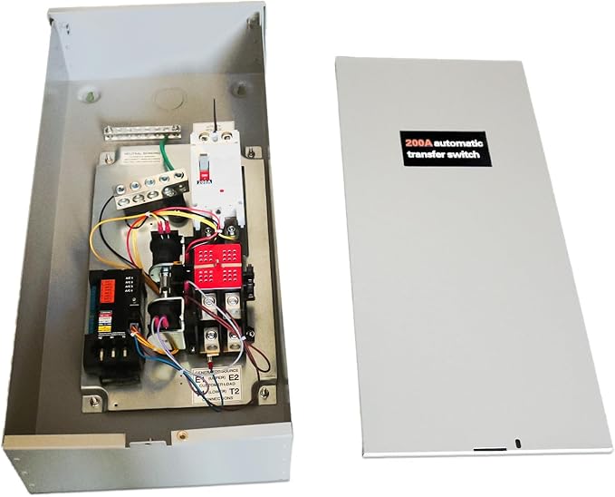 Generac 200 Amp Automatic Transfer Switch Replacement for RXSW200A3-120/240V 1-Phase with Power Management NEMA 3R Aluminum Enclosure for Indoor/Outdoor Use