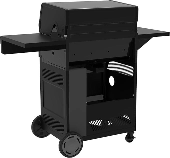 Charbroil Performance Series 4-Burner Gas Grill Cabinet with Side Burner Black - 463253925