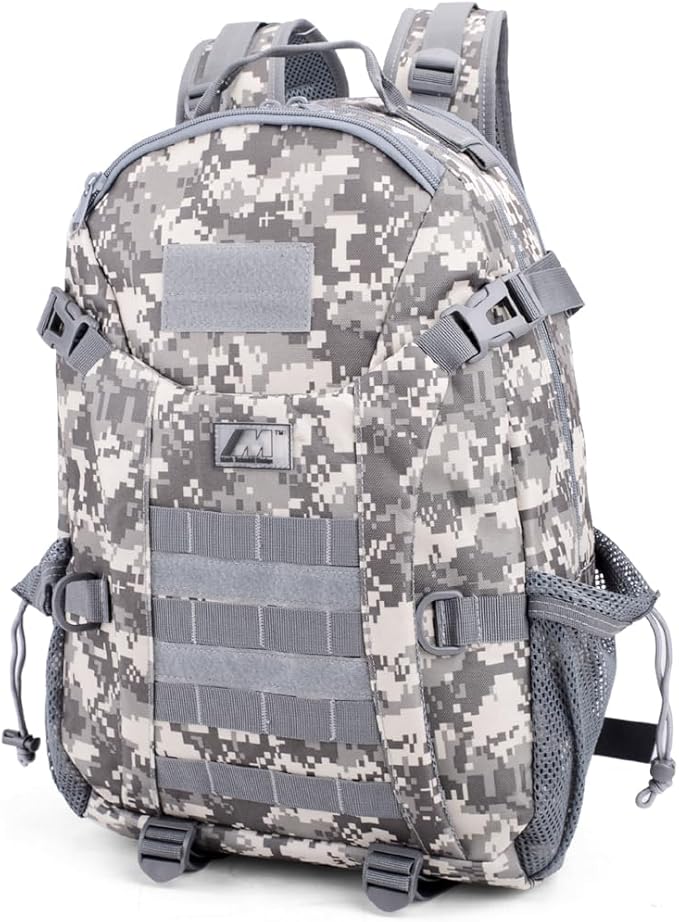 Tactical Military Assault 30L Travel Backpack Army 3-Day Assault Pack for Camping Hunting Trekking Outdoor Survival Range Molle Bag with Multi-Compartment Storage Army Combat