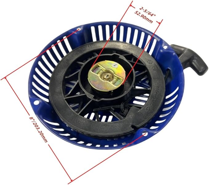 Recoil Starter for Westinghouse 500cc &amp 550cc Non-Inverter Generators WGen10500DFc WGen10500TFc WGen11500DFc WGen11500TFc