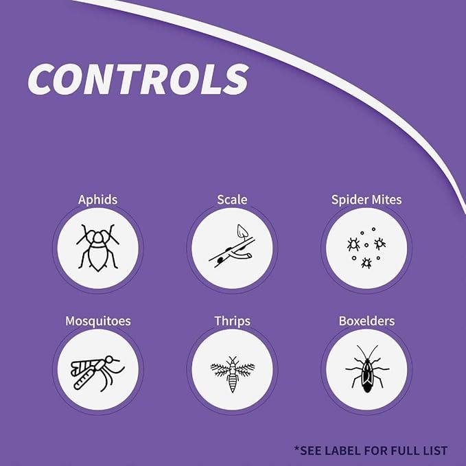 Bonide Malathion Insect Control 32 oz Ready-to-Mix Concentrate Bug &amp Spider Mite Killer for Outdoor Garden Use
