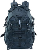 Genérico Compatible For Camping Backpack Men's Bag Travel Bags Tactical Climbing Rucksack Hiking Outdoor Reflective Shoulder(Black B)