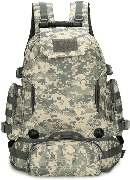 Tactical Backpack Military Molle Hiking 20-35L Outdoor Camouflage Pack Tactical Special Combat Bag Digital Camouflage