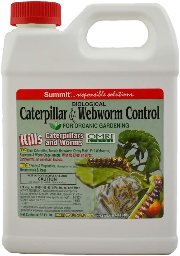 Summit Caterpillar and Webworm Control-Hose End 1 Qt Concentrate For Insects