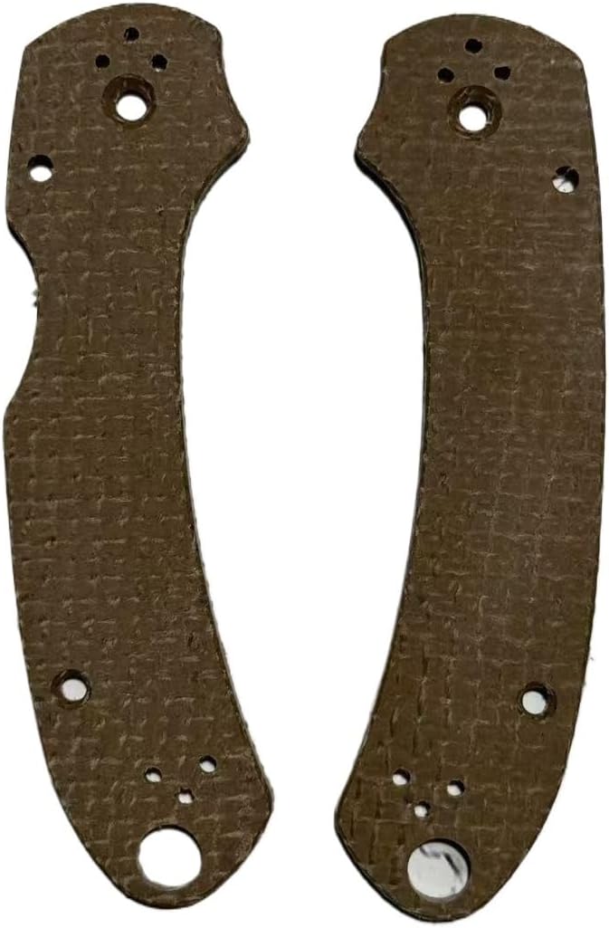 1 Pair CNC Micarta Linen Scales Handle Replacement Fits for C223 Para3