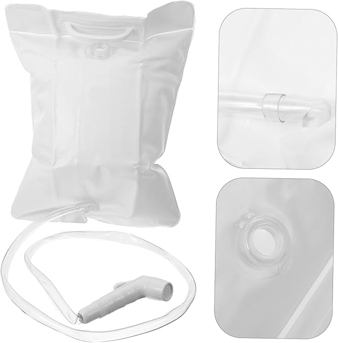 1set Portable Camp Shower Bag Outdoor Shower Pouch for Camping Hiking and Travel Lightweight and Compact Design for Keep Clean While Camping