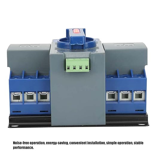 Transfer Switch 1pcs Mini 63A 3P Power Automatic Transfer Switch Generator Changeover Switch
